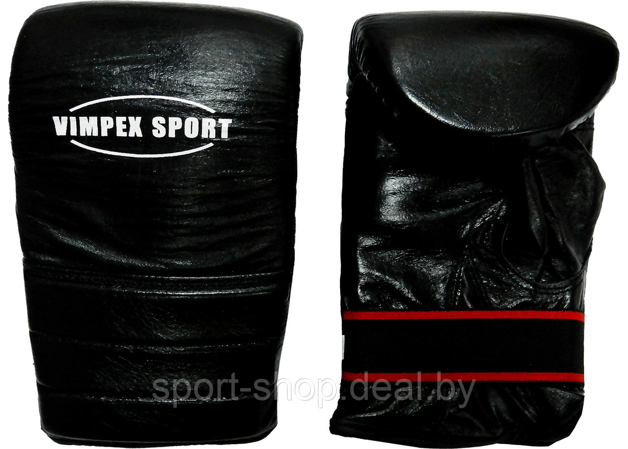 Перчатки снарядные черные Vimpex Sport ULI-4003 Размер L, снарядные перчатки, снарядные перчатки для бокса - фото 2 - id-p169196913