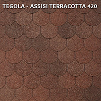 Битумная черепица TEGOLA ASSISI TERRACOTTA 420