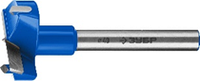 Сверло форстнера с твердосплавными резцами ВК8 композитное, d=40мм, L=90мм, цилиндрический хвостовик 10мм