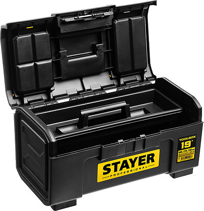 Ящик для инструмента "TOOLBOX-19" пластиковый, STAYER Professional, фото 2