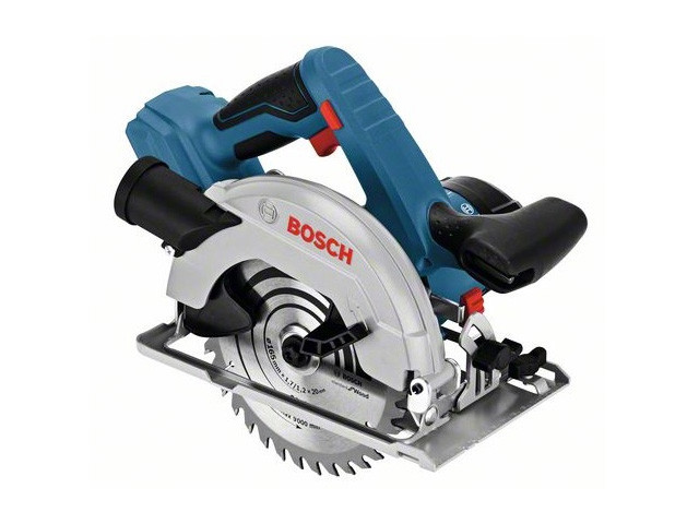 Аккум. циркулярная пила BOSCH GKS 18V-57 в кор. (18.0 В, БЕЗ АККУМУЛЯТОРА, 165х20 мм, до 57 мм)