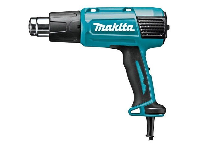 Термовоздуходувка MAKITA HG 6031 VK в чем. + набор сопл (1800 Вт, 2 скор., 50-600 °С, ступенч. рег.) - фото 1 - id-p156732724