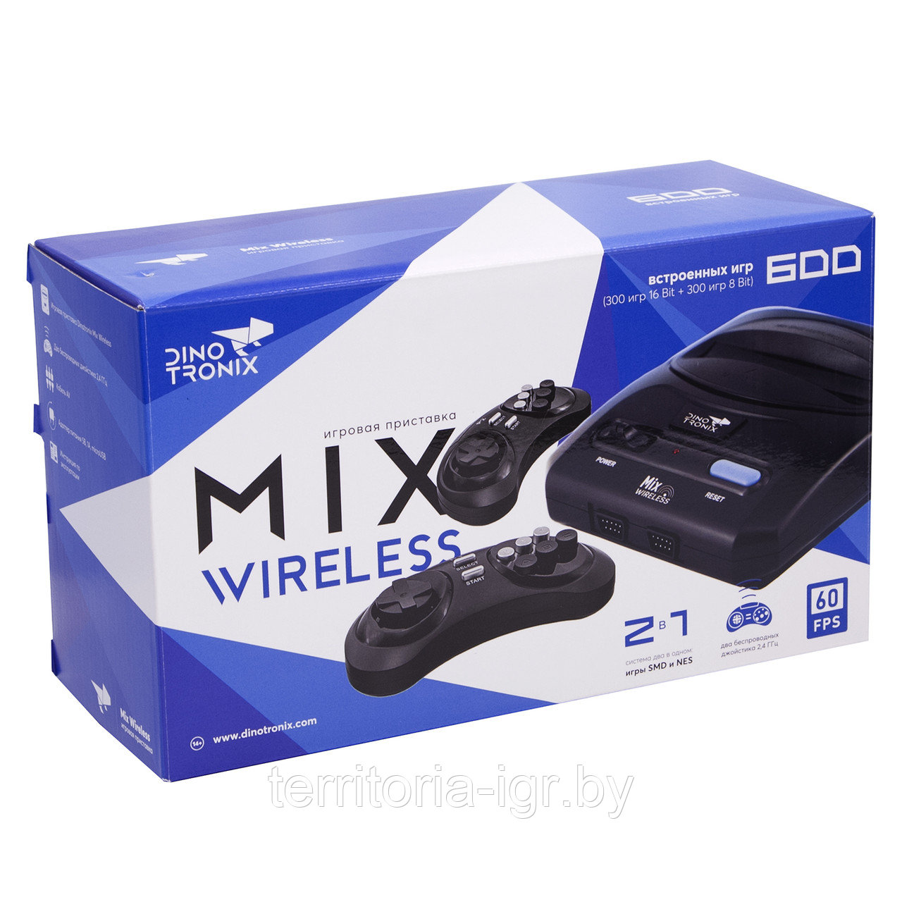 Игровая приставка ZD-01B Dinotronix Mix Wireless + 600 игр - фото 1 - id-p169207954