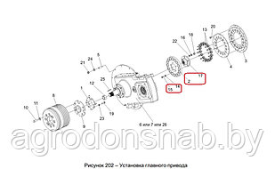 Диск ведомый Гомсельмаш КЗК-12-2-0106050