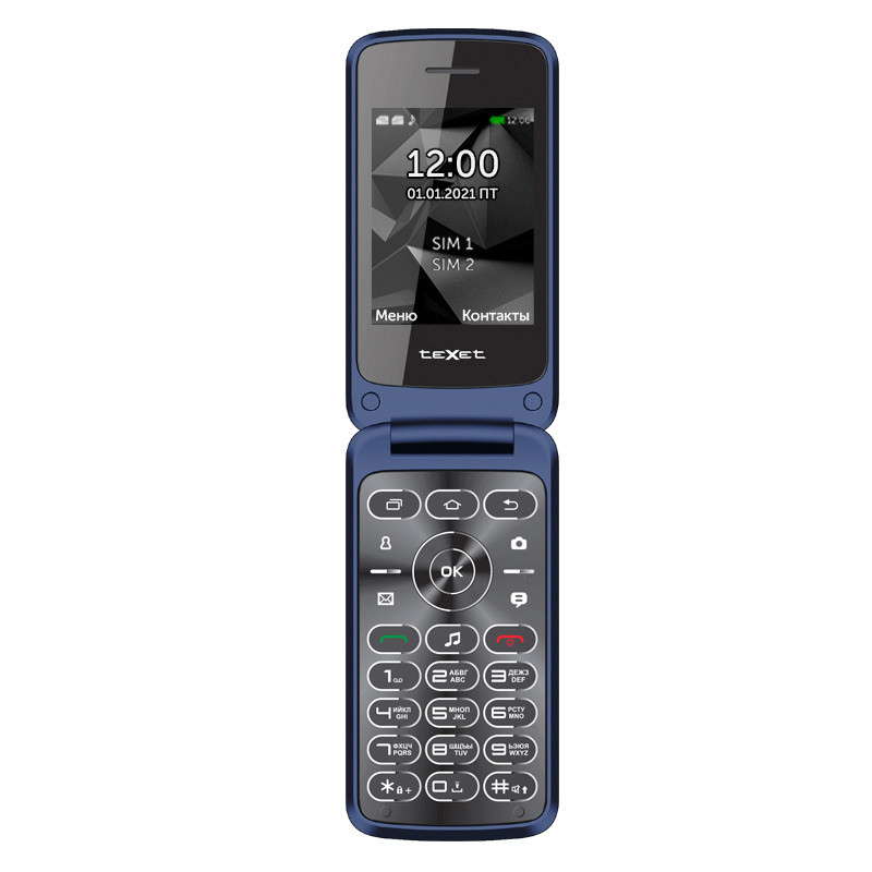 Мобильный телефон TeXet TM-408 (синий) - фото 1 - id-p169208200