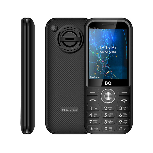 Мобильный телефон BQ BQ-2826 Boom Power (черный) - фото 1 - id-p169208206