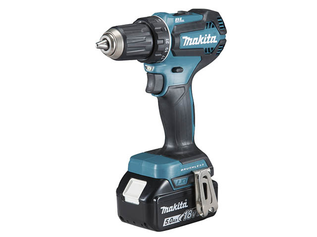 Аккум. дрель-шуруповерт MAKITA DDF 485 RF3J MAKPAC (18.0 В, 3 акк., 3.0 А/ч Li-Ion, 2 скор., 50 Нм, шурупы до