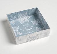 Коробка для десертов "Let it Snow"  120х120х30