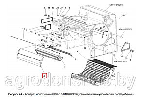 Щиток камнеуловителя Гомсельмаш КЗК-10-0102300