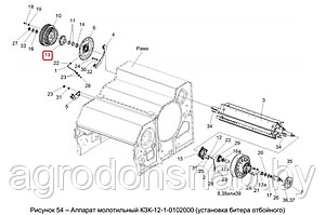 Ступица шкива аппарата молотильного Гомсельмаш КЗК-10-0102607