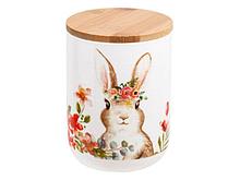 Банка для сыпучих продуктов керамическая 750 мл, серия EASTER BUNNY, PERFECTO LINEA