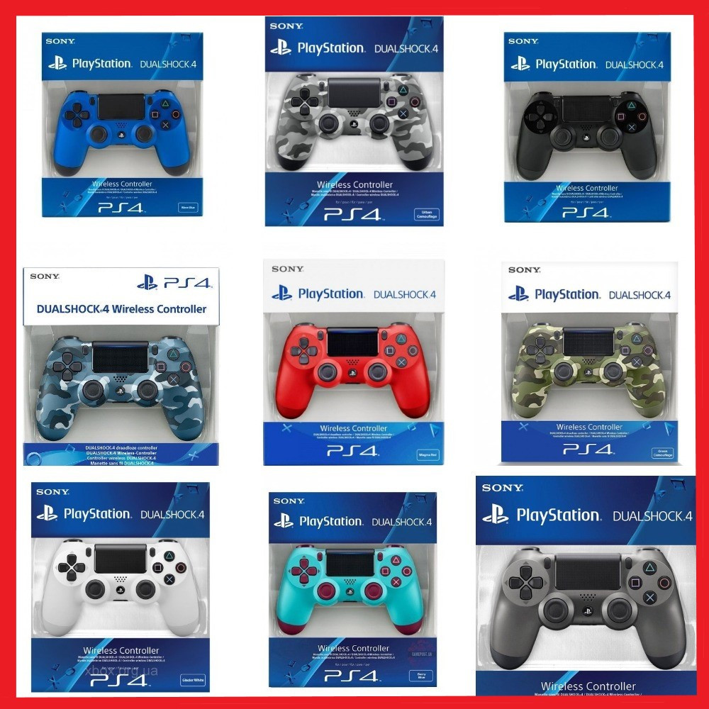 Геймпад PS4 беспроводной DualShock 4 Wireless Controller (Все цвета) (Реплика)