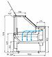 Витрина холодильная Carboma BAVARIA 3 GC111 SL 1,5-1 (газлифт, без боковин), фото 4