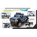 Конструктор Синий внедорожник Super Car Pick Up, XingBao XB-03032, 555 деталей, фото 7