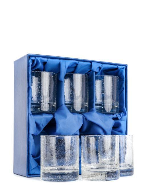 НЕМАН Стеклянные стаканы для виски, техника Кракле, 200 мл, 6 шт МИКС - фото 2 - id-p169184039