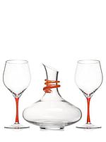 НЕМАН Набор для вина стеклянный: декантер 1,3 л 1 шт + бокалы 500 мл 2 шт