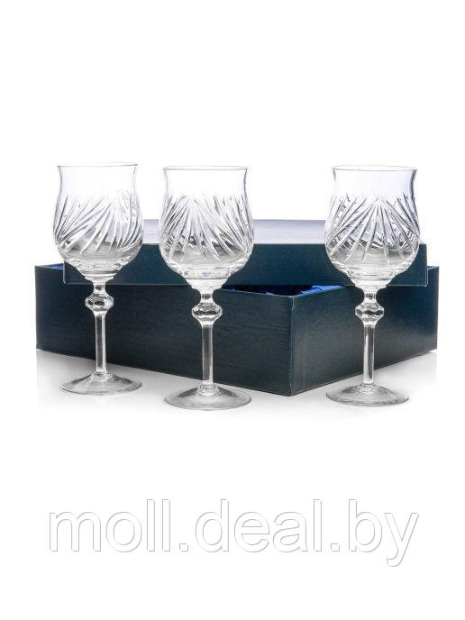 НЕМАН Хрустальные бокалы для вина 350 мл 6 шт - фото 1 - id-p169182046