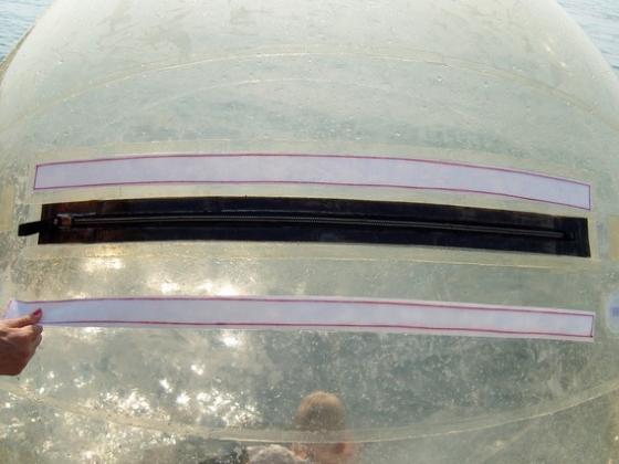 Водонепроницаемая Молния TIZIP для прозрачных водных шаров - фото 1 - id-p169235199