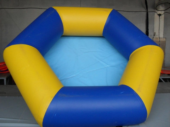 Надувной многоугольный с надувным бортом бассейн для детей, взрослых - фото 1 - id-p169235292