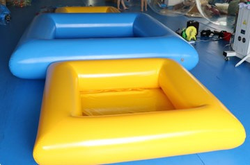 Надувной квадратный с надувным бортом бассейн для детей, взрослых - фото 1 - id-p169235294