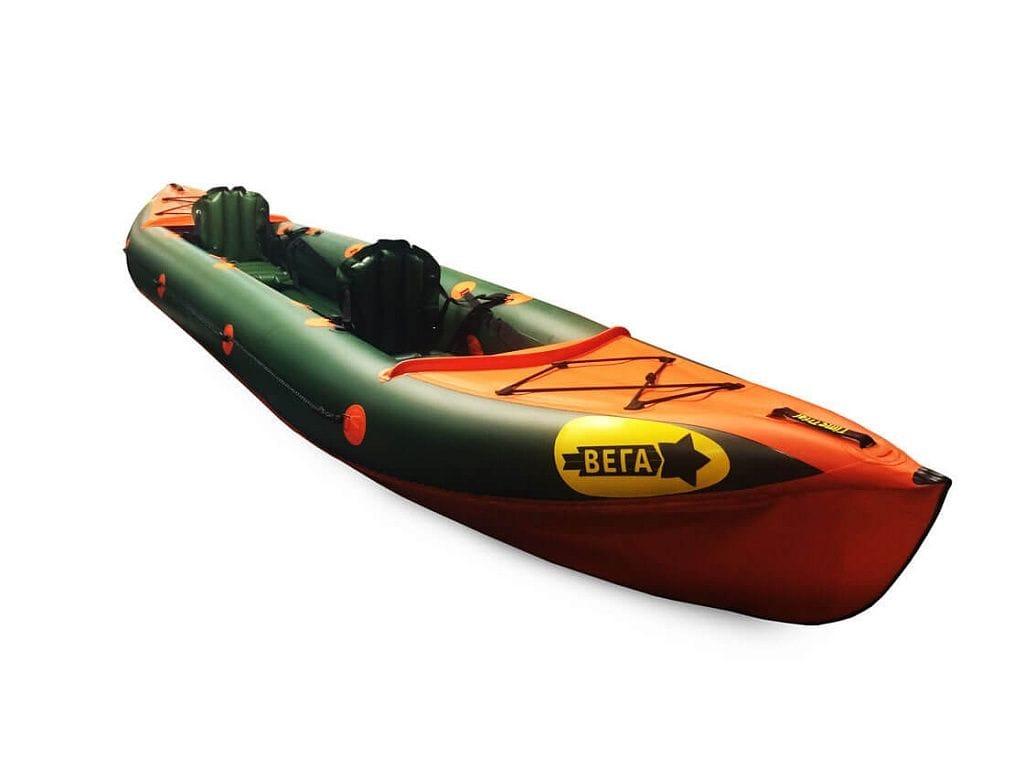"ВЕГА-2" - быстроходная надувная байдарка с надувным дном (двухместная) для водных походов, сплавам по рекам, - фото 1 - id-p169235307