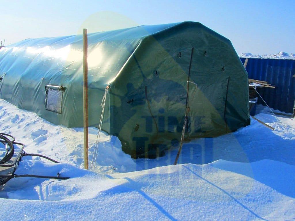 Пневмокаркасная палатка ремонтный бокс для техники - фото 1 - id-p169235333