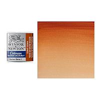 Краска акварельная Winsor&Newton COTMAN полукювета BURNT SIENNA