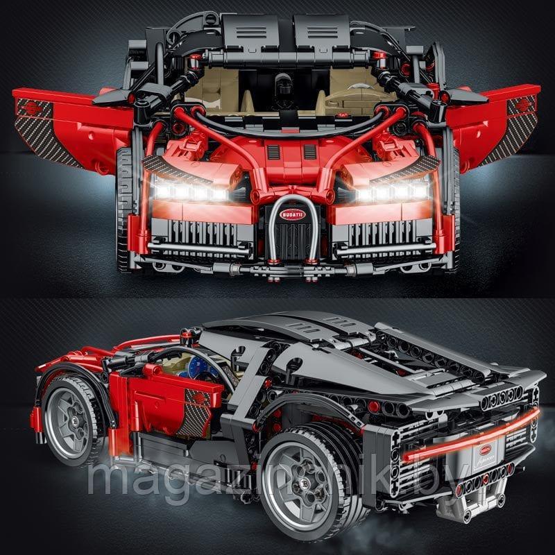Конструктор Bugatti Chiron 1:14 MOC MORK 023001-2 Красный - фото 3 - id-p169243636