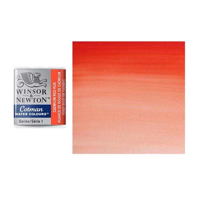 Краска акварельная Winsor&Newton COTMAN полукювета CADMIUM RED HUE