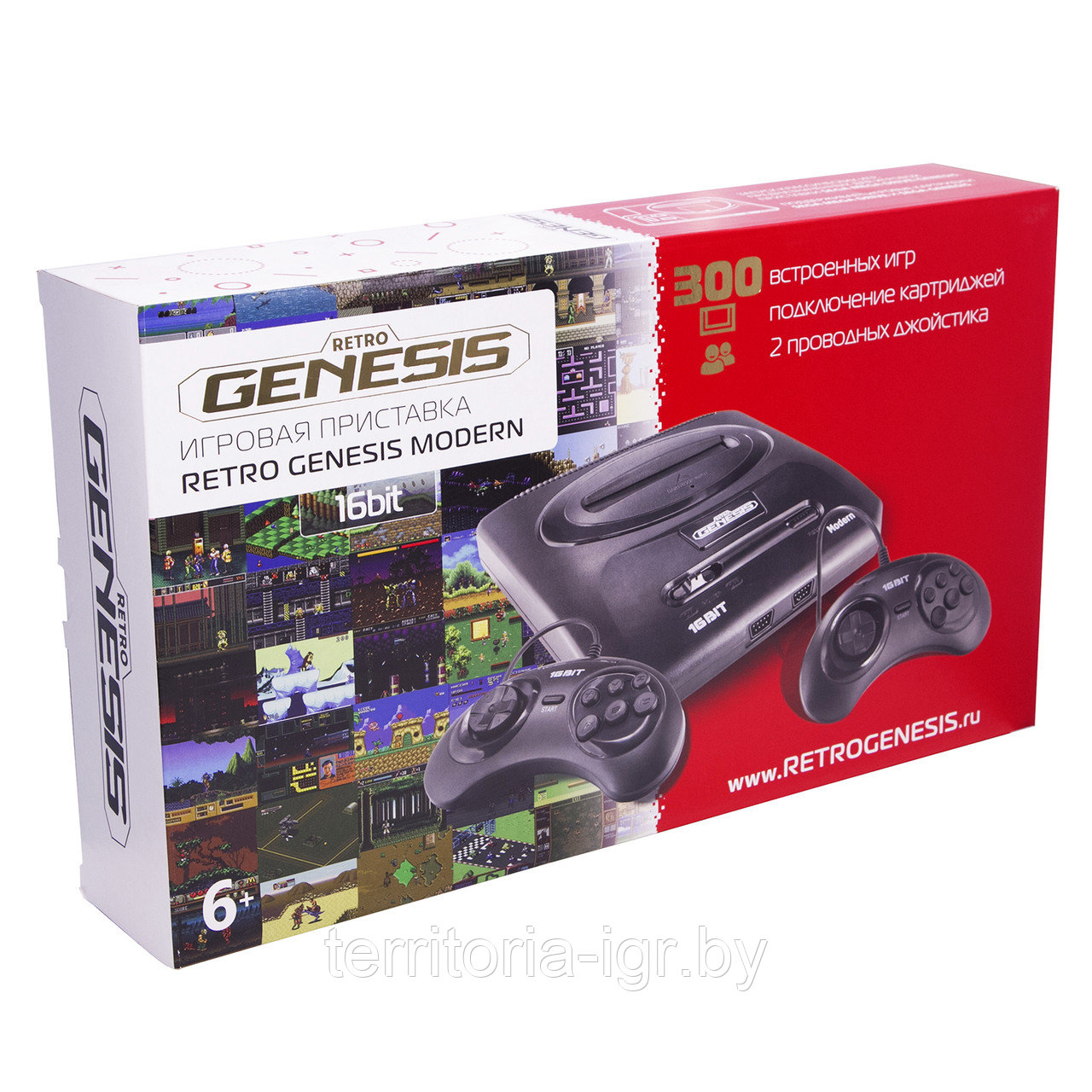 Игровая приставка ZD-04a SEGA Retro Genesis Modern + 300 игр - фото 1 - id-p169243702