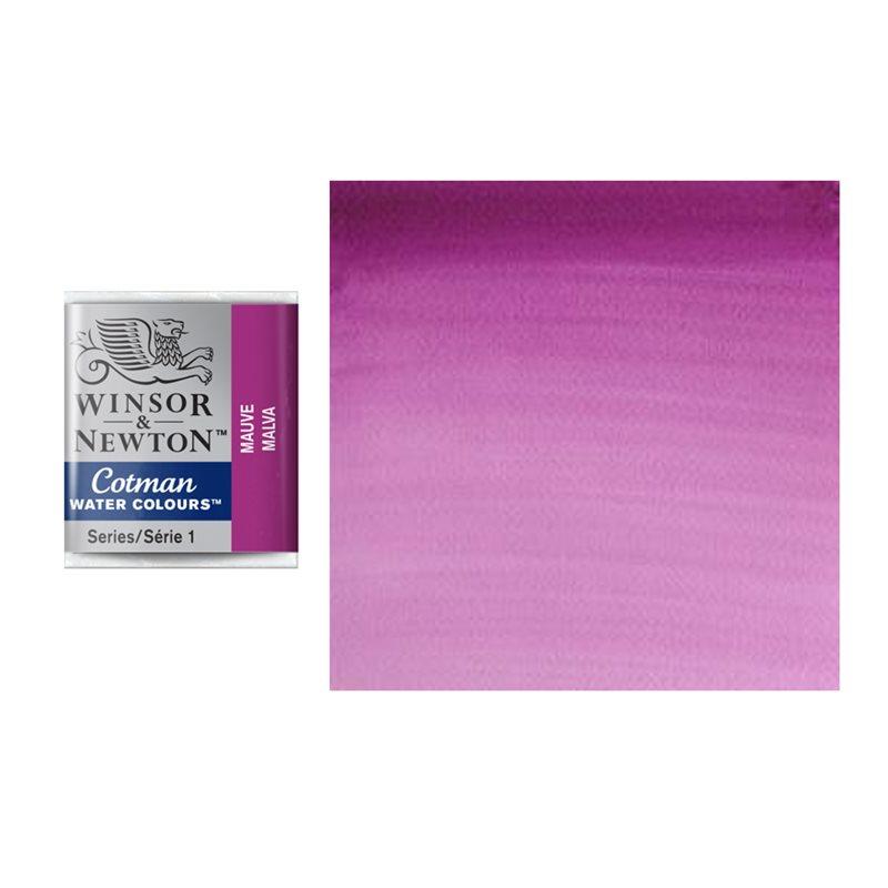 Краска акварельная Winsor&Newton COTMAN полукювета MAUVE