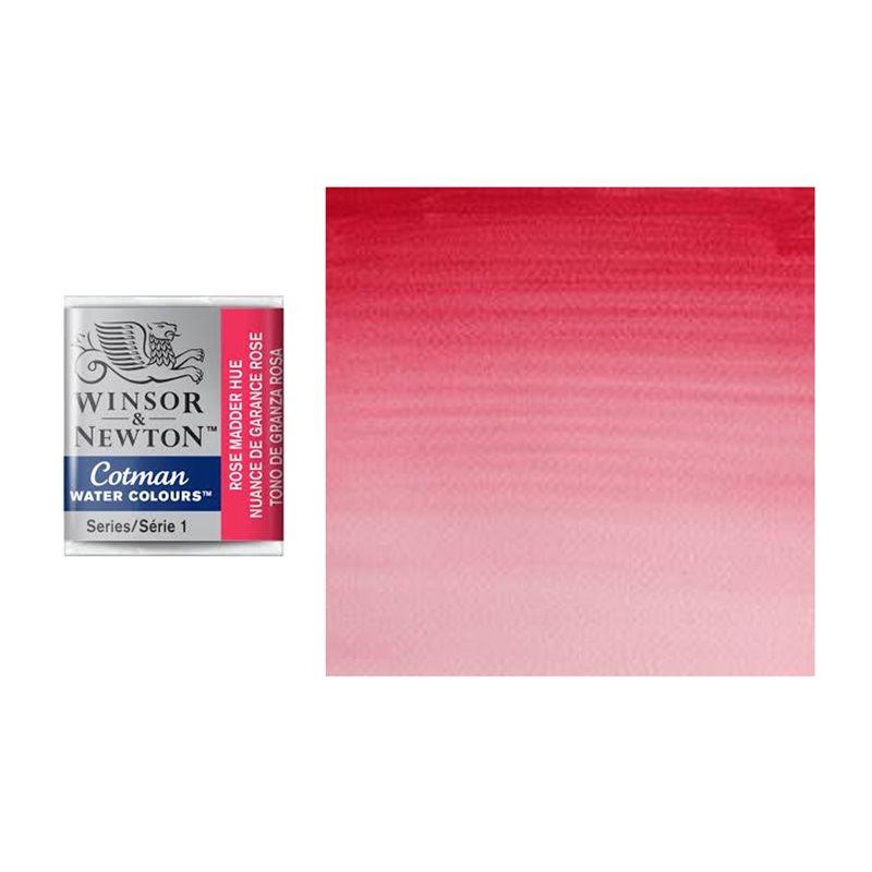 Краска акварельная Winsor&Newton COTMAN полукювета ROSE MADDER HUE