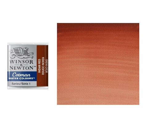 Краска акварельная Winsor&Newton COTMAN полукювета LIGHT RED, фото 1