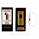 Сенсорная электронная USB-зажигалка Lighter Classic Fashionable, фото 3