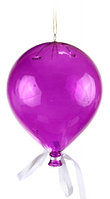 Шар елочный ErichKrause «Воздушный шар» (пластик) диаметр 20 см, фиолетовый