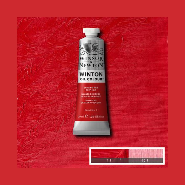 Краска масляная Winsor&Newton WINTON 37 мл CADMIUM RED DEEP HUE