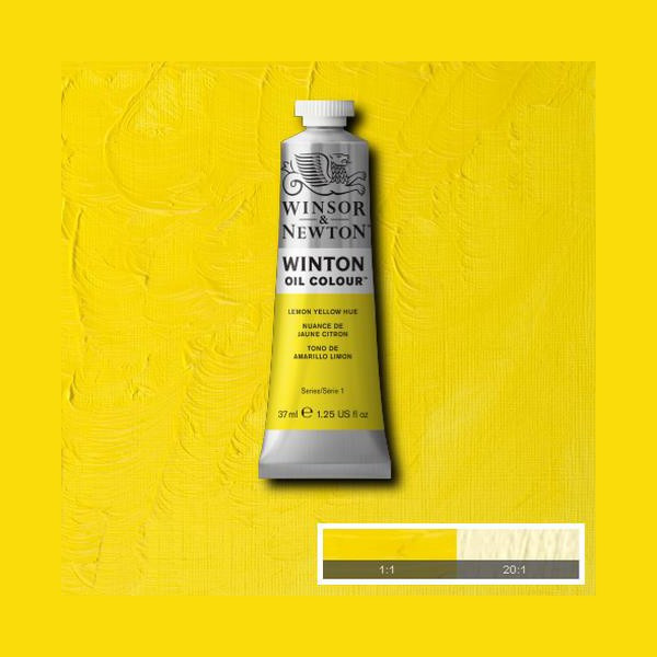 Краска масляная Winsor&Newton WINTON 37 мл LEMON YELLOW HUE