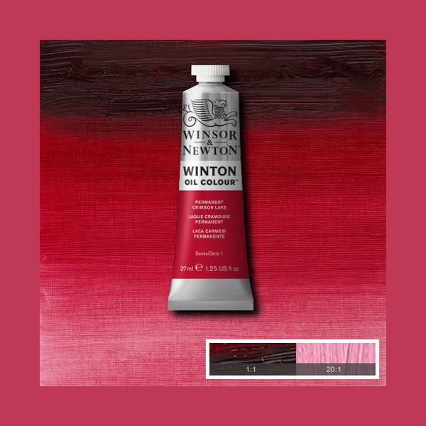 Краска масляная Winsor&Newton WINTON 37 мл PERMANENT CRIMSON LAKE