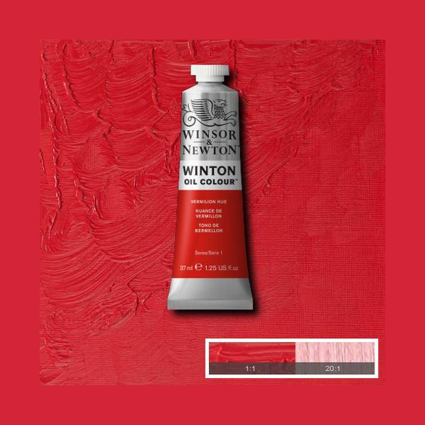 Краска масляная Winsor&Newton WINTON 37 мл VERMILION HUE