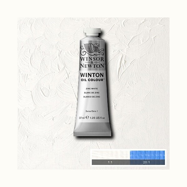 Краска масляная Winsor&Newton WINTON 37 мл ZINC WHITE - фото 1 - id-p169255864