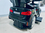 Детская машинка-каталка RiverToys BMW M5 A999MP-M (черный) Лицензия, фото 5