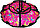 6725-2 Тюбинг-ватрушка Hubster SnowDream Glamour S Бабочки 90 см, (розовый), фото 2