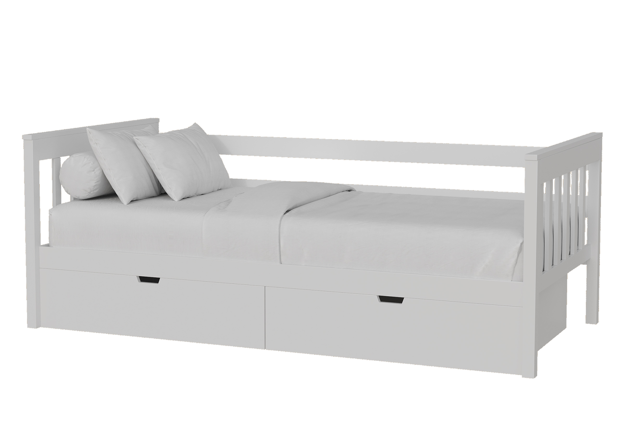 Кровать односпальная "Лотос-3" с ящиками - фото 1 - id-p118739037