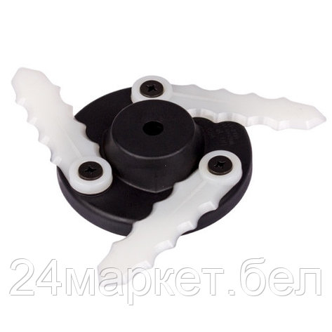 Головка триммерная MAXI-CUT(гайка 3/8"-24UNF правая) пластмассовые ножи GT-22GES С5157 (HT48), фото 2