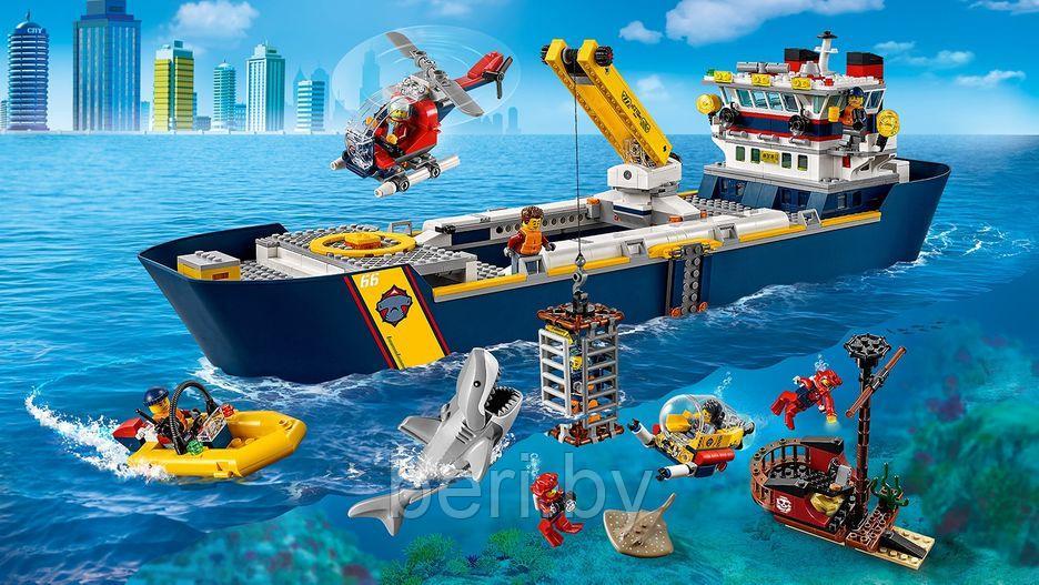 11617 Конструктор LARI Океан: исследовательское судно, аналог Лего LEGO City Ocean Exploration Ship 60266 - фото 4 - id-p169266128