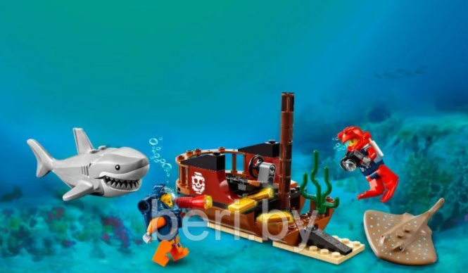 11617 Конструктор LARI Океан: исследовательское судно, аналог Лего LEGO City Ocean Exploration Ship 60266 - фото 5 - id-p169266128