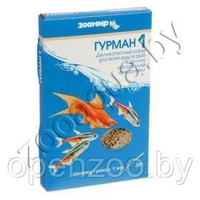 ЗООМИР "Гурман-1" деликатес. корм 1 мм коробка 30г