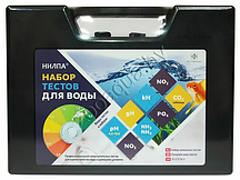 Набор из 8 тестов НИЛПА (pH, gH, kH, NO2, NO3, NH3/NH4, PO4, CO2) - чемоданчик
