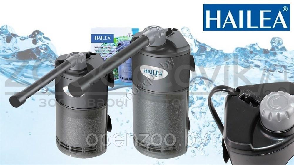 Hailea Фильтр-мини внутр. для нано аквариумов, угловой с дожд. флейтой и рег. потока, 3,5W (50-200лч,акв. до - фото 2 - id-p147653798