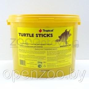 Tropical Turtle Sticks Универсальный корм для всех видов черепах в виде плавающих палочек, 11л.2,9 кг.(ведро) - фото 1 - id-p155304718